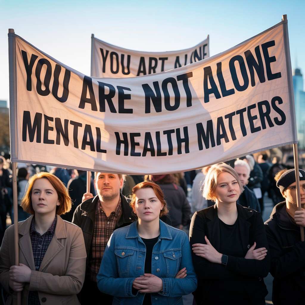 Mental Health Services Protest